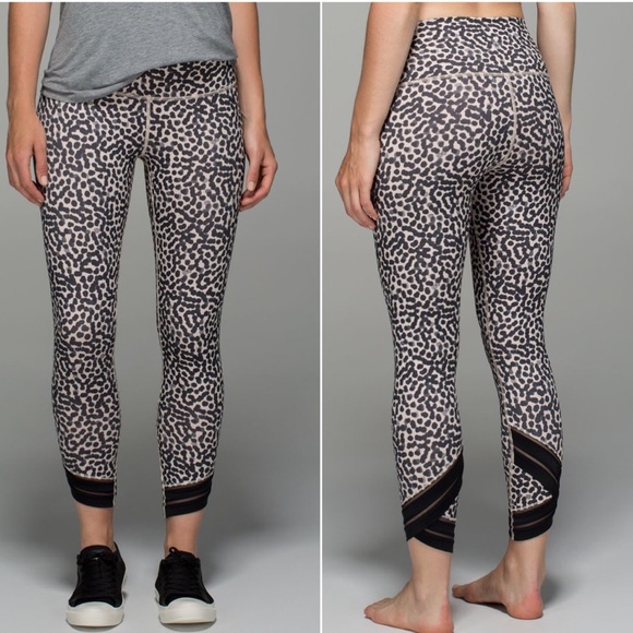 lululemon athletica Pants - Lululemon High Times Pant Wrap Mesh Ace Grain Spot
